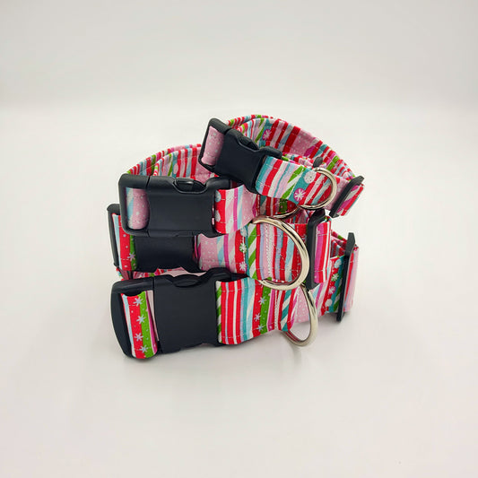 Holiday Stripe Collar